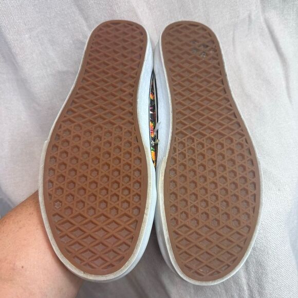 Vans Old Skool Black Suede Tropical Floral Size 9 Womens 7.5 Mens Hawaiian Print - Picture 9 of 13